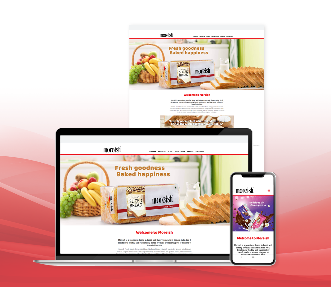 Moreish Bread- Website Design